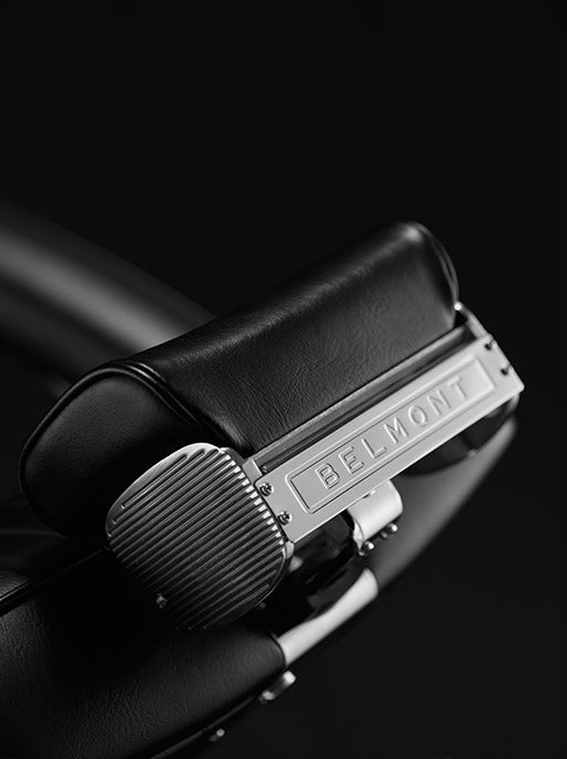 Elegance 225 Classic Barber Chair side profile detail view