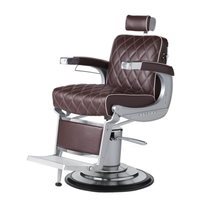 Takara Belmont Elegance 225 Diamond Stitch Barber Chair Black