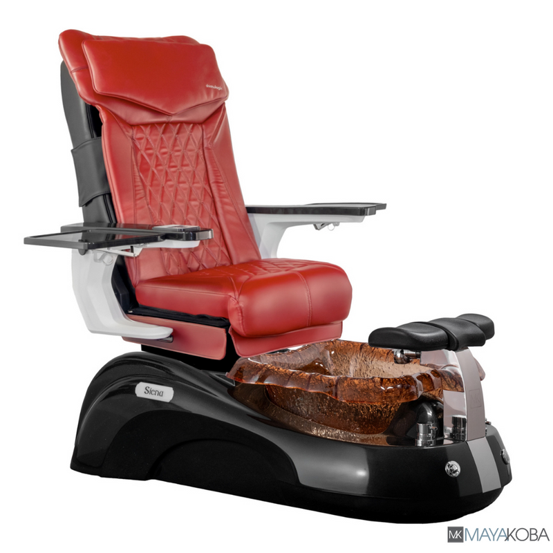 Siena Dx Pedicure Spa Mayakoba in Red
