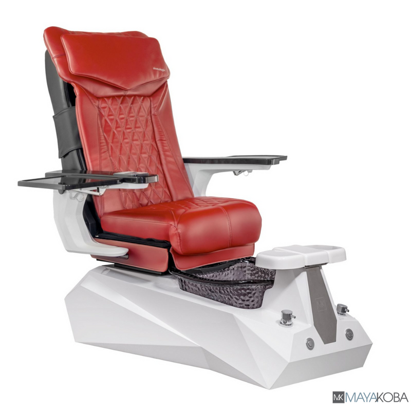 Serenity Dx Pedicure Spa Mayakoba in Red