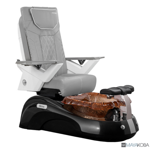 SIENA Pedicure Spa w/ FX Chair by Mayakoba in Grey