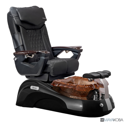 SIENA Pedicure Spa w/ LX Chair by Mayakoba in Black