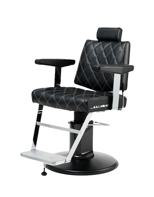 Dainty 405 Diamond Stitch Barber Chair lifestyle salon photo