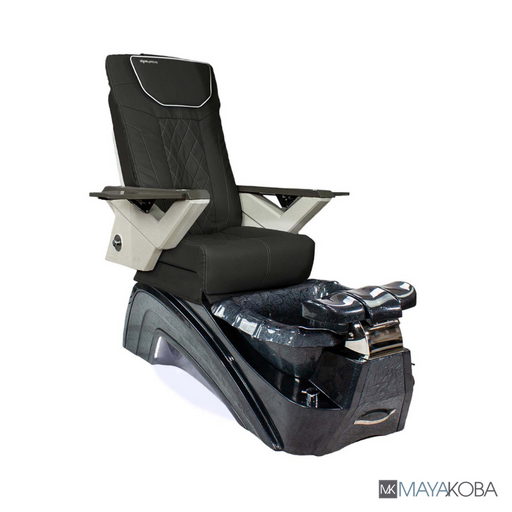 FEDORA II Pedicure Spa w/ FX Chair Top by Mayakoba in Black