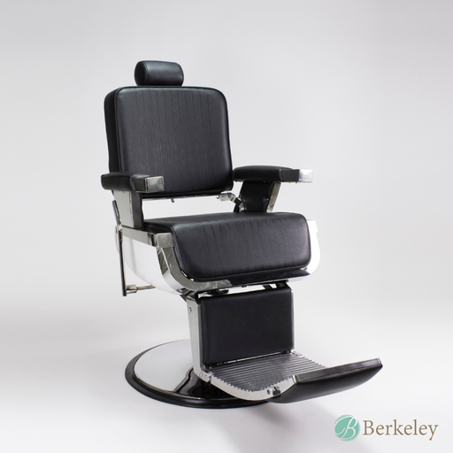 JAXSON Barber Chair by Berkeley in Black/Chrome