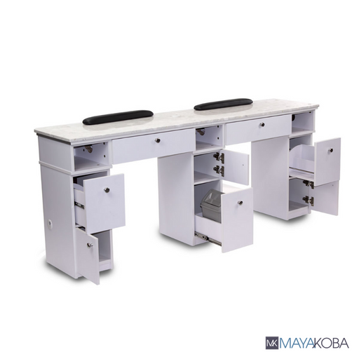 SONOMA Double Manicure Table side view