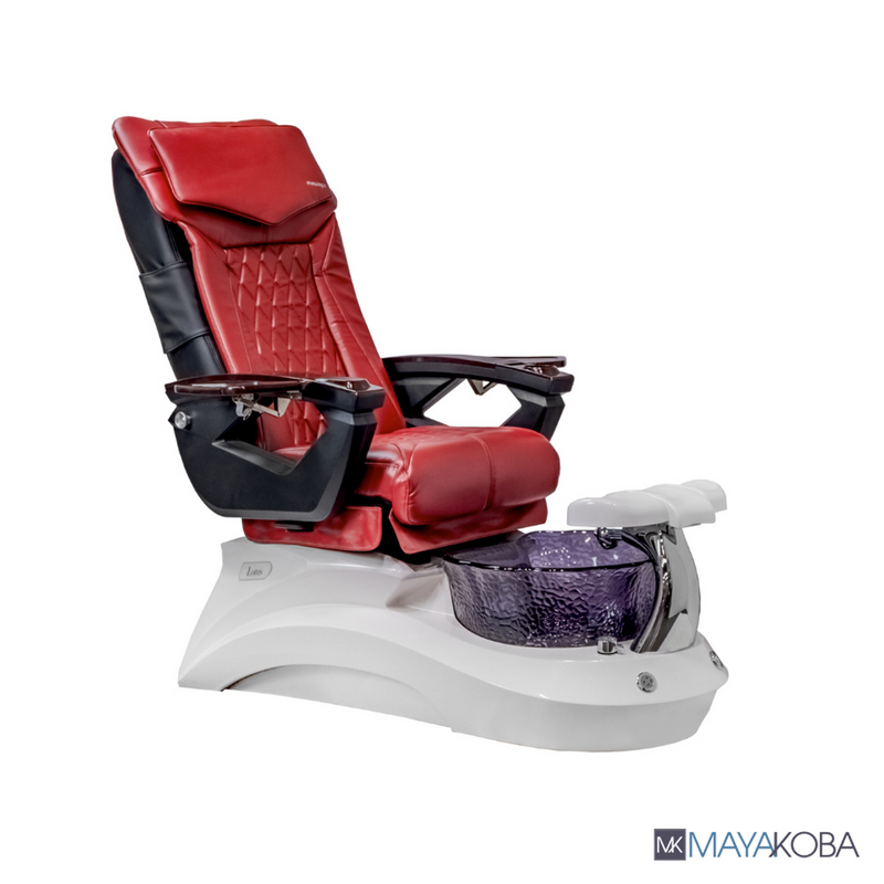 Lotus Ii Lx Pedicure Spa Mayakoba in Deep Red