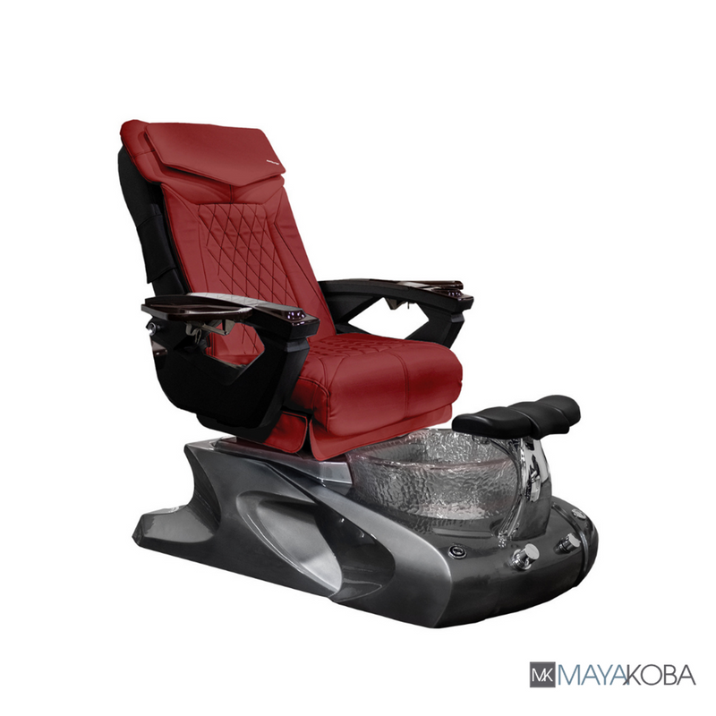Viggo Ii Lx Pedicure Spa Mayakoba in Deep Red