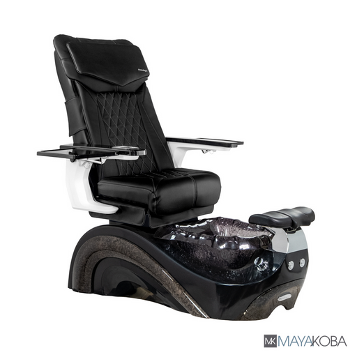 PERLA Pedicure Spa with DX Chair Top by Mayakoba in Black