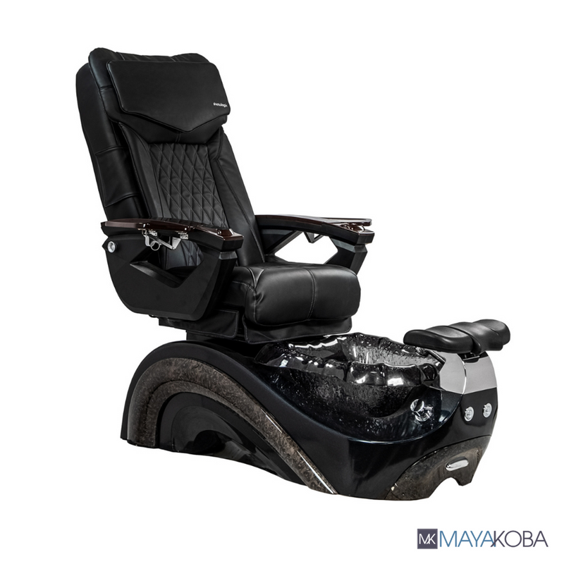 PERLA Pedicure Spa with LX Chair Top by Mayakoba in Black