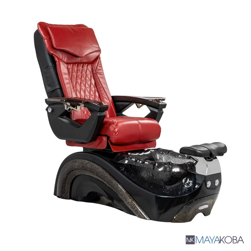Perla Lx Pedicure Spa Mayakoba in Deep Red