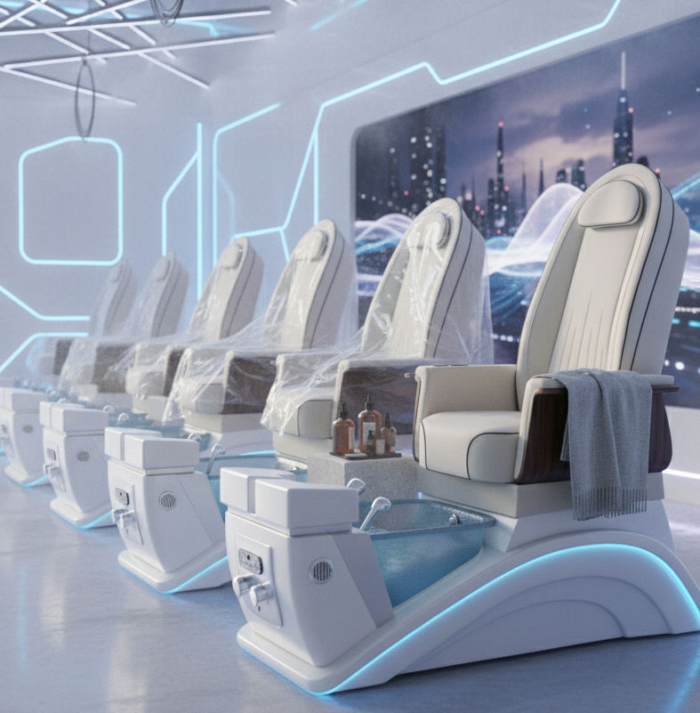 Professional Pedicure Spa Chair Foot Spa Chair Pedicure Machine Pipeless Pedicure Chairs With Heat for Day Spa Nail Salon