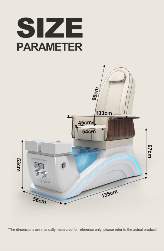 Professional Pedicure Spa Chair Foot Spa Chair Pedicure Machine Pipeless Pedicure Chairs With Heat for Day Spa Nail Salon