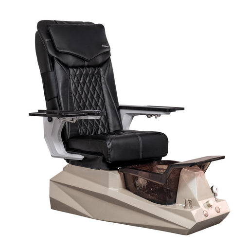 Diamond Pedicure Spa with DX Chair Top by Mayakoba in Black
