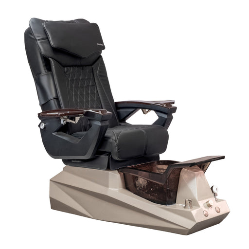 Diamond Pedicure Spa with LX Chair Top by Mayakoba in Black