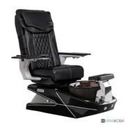 GEOM II Pedicure Spa with DX Chair Top by Mayakoba in Black