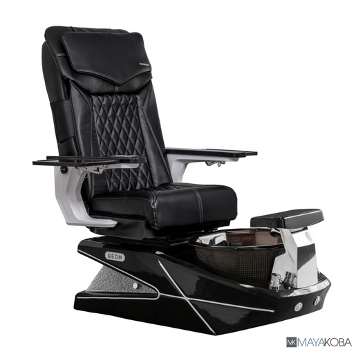 GEOM II Pedicure Spa with DX Chair Top by Mayakoba in Black