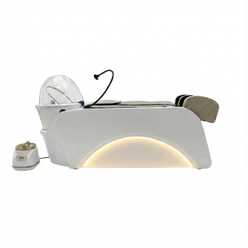 SHIN Premium Head Spa & Steam Therapy Shampoo Bed by Dermalogic in Beige