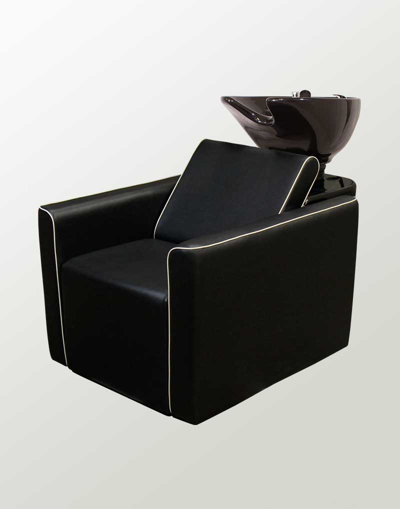 Lusso Shampoo Unit in an upscale salon setting