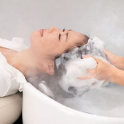 YUME Espoir in salon setting showing full shampoo station setup